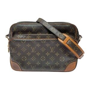 Louis Vuitton Monogram Nile Shoulder Bag Brown